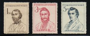 Czechoslovakia #357-59 MNH CV$0.65