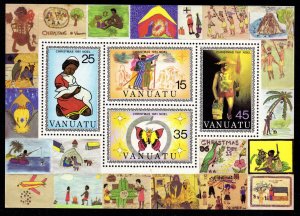 Vanuatu - Mint Souvenir Sheet Scott #318a (Christmas 1981)
