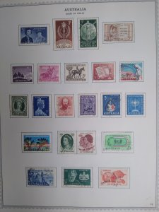 collection on pages Australia 1960-69 mostly complete most used HP: CV $160