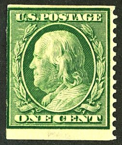 U.S. #387 MINT OG HR