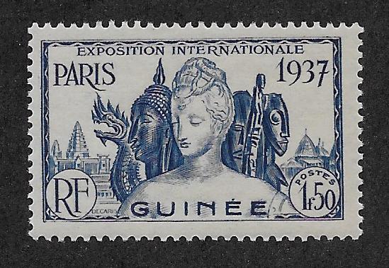 FRENCH GUINEA SC# 125  FVF/MOG    1937