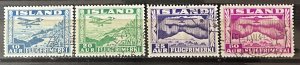Iceland #C15-C18 Used- SCV=$39.00*