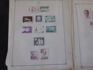 Chile 1949-1980 Mint/Used Stamp Collection on Album Pages