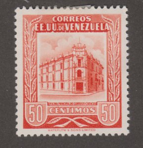 Venezuela 660 Post Office, Caracas 1953