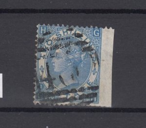 GB QV 1867 2/- Dull Blue SG118 Fine Used BP9706