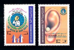 [91390] United Arab Emirates UAE 1992 Week of the Deaf Child  MNH