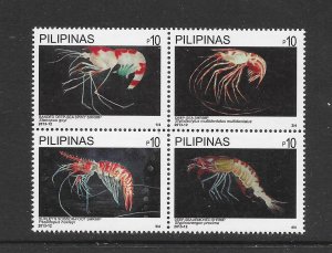 FISH - PHILIPPINES #3494 SHRIMP MNH