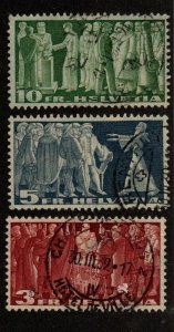 Switzerland 244-246 Set Used