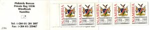 Namibia - 1996 Coca-Cola Independence Booklet MNH** SG SB4