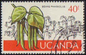 Uganda #146, Incomplete Set, High Value, 1975, Used