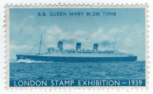 (I.B) Cinderella : Harrison & Sons - Stamp Exhibition 1939 (SS Queen Mary)