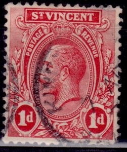 St. Vincent 1913-17, King George V, 1p, sc#105, used