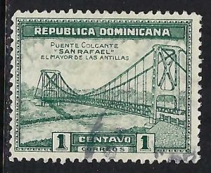 Dominican Republic 290 VFU BRIDGE 1160D-4