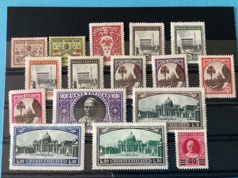 Vatican Post 1931-34  Mounted Mint or Used   Stamps R46363 