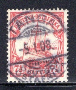 German East Africa (DOA) #33, SON Tanga Type 2 CDS, 5 January 1908