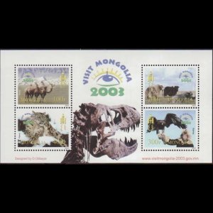 MONGOLIA 2003 - Scott# 2547 S/S Tourism NH