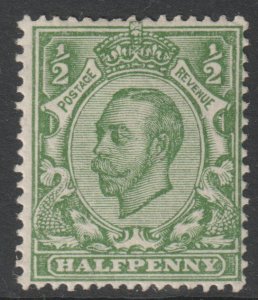 GB Scott 158a - SG346, 1912 Multiple Cypher 1/2d Downey Head MH*