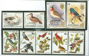 Aitutaki #231-232/246A-246B/ Mint (NH) Single (Complete Set)