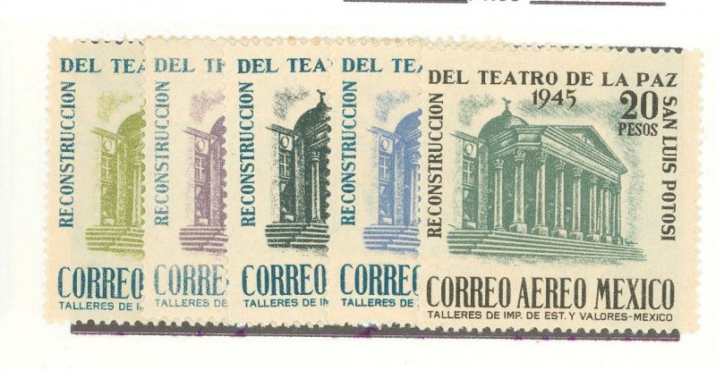 Mexico #C148-C152  Single (Complete Set)