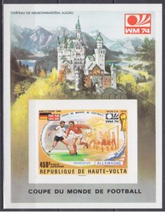 1974 Upper Volta 530/B27b 1974 FIFA World Cup in Munich