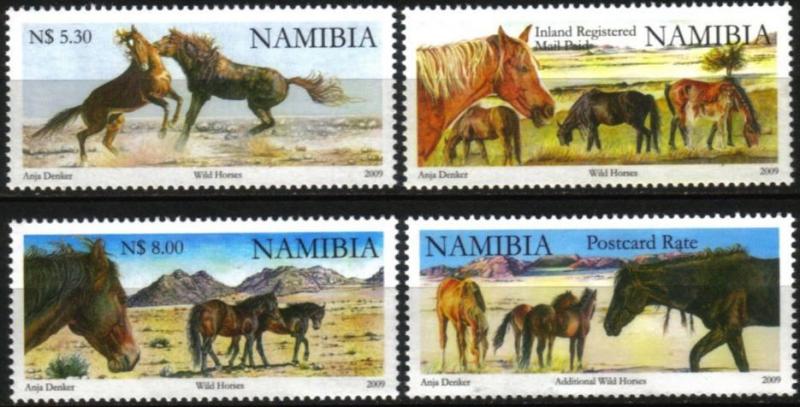 Namibia - 2009 Wild Horses of Namibia Set MNH**