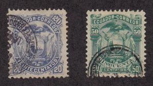 Ecuador - 1881 - SC 16-17 - Used - High values