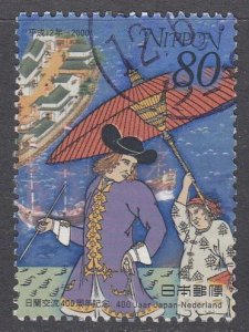 Japan 2000 Sc#2729 Dutch Merchant with Servant Used