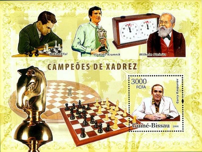 GUINEA BISSAU 2006 SHEET CHESS CHAMPIONS