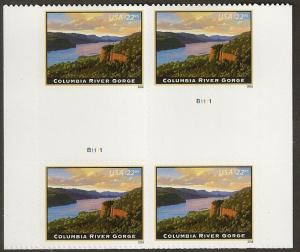 US 5041 Express Mail Columbia River Gorge $22.95 gutter plate block MNH 2016