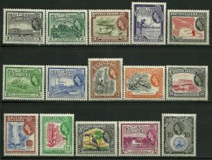 British Guiana # 253-67, Mint Hinged
