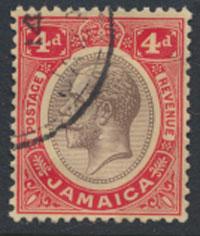 Jamaica SG 63a SC# 72  Used  on white back   see details