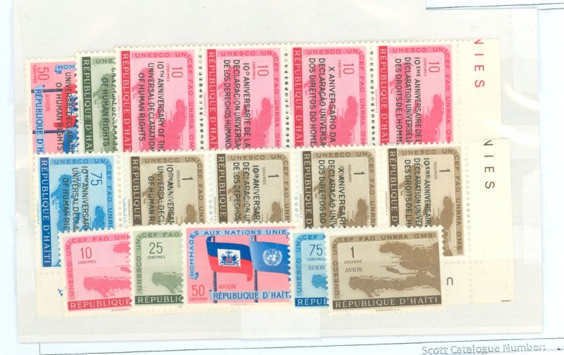 Haiti #442-3/C136-8  Single (Complete Set)