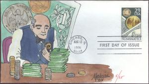 #2558 Numismatics Fox FDC