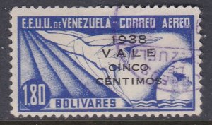 Venezuela #C114 F-VF Used 5c Surcharge