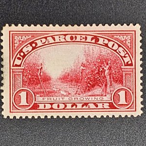 US Q12 XF-OG-H  gorgeous stamp very light hinge impression
