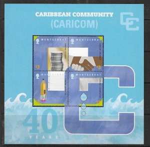 MONTSERRAT SGMS1539 2013 CARIBBEAN COMMUNITY   MNH