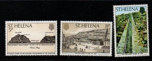 St Helena Sc 332-34 1979 Inclined Plane stamp set mint NH