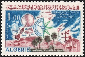 Algeria #351  MNH - World Meteorological Day (1966)