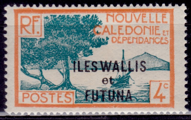 Wallis and Futuna, 1930-38, 4c, sc#46, MLH