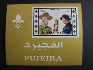 FUJEIRA STAMP- 1971 WORLD  SCOUT JAMBOREE-IMPERF: -MNH S/S SHEET VERY FINE