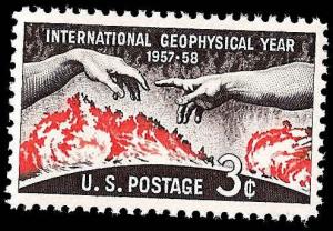 # 1107 MINT NEVER HINGED GEOPHYSICAL YEAR