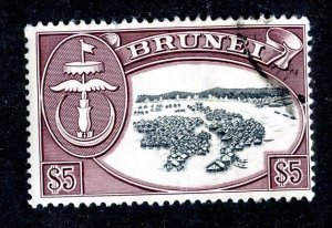 1970 Brunei  Sc #114 used cv.$35 ( 9358 BCXX6 )