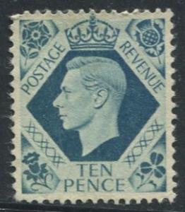Great Britain - Scott 247 - KGVI Definitive -1937 - MNG - Single 10p - Stamp