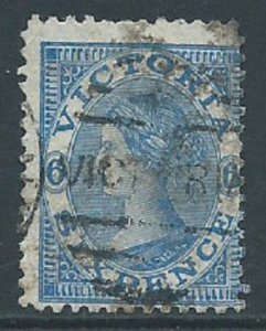 Victoria, Sc #116, 6d Used