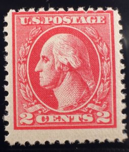 US Scott #527 Rose Red F M NH OG