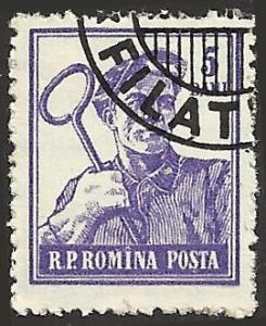 ROMANIA - 1025 - Used - SCV-0.25