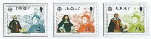 Jersey  mnh sc  593-595