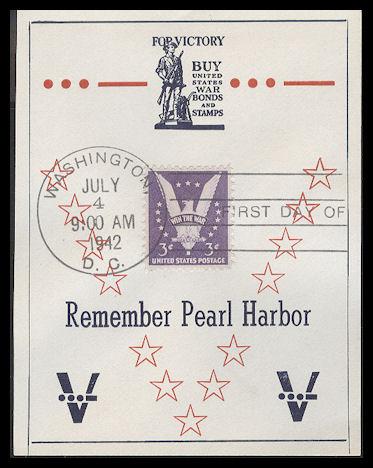 #905 Win the War - Eagle Reid FDC