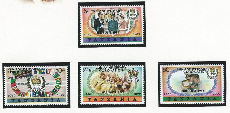 Tanzania  set mnh  sc  99-102