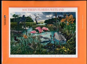 USPS 2006 COMMEMORATIVE PANEL #4099 39c FLORIDA WETLAND